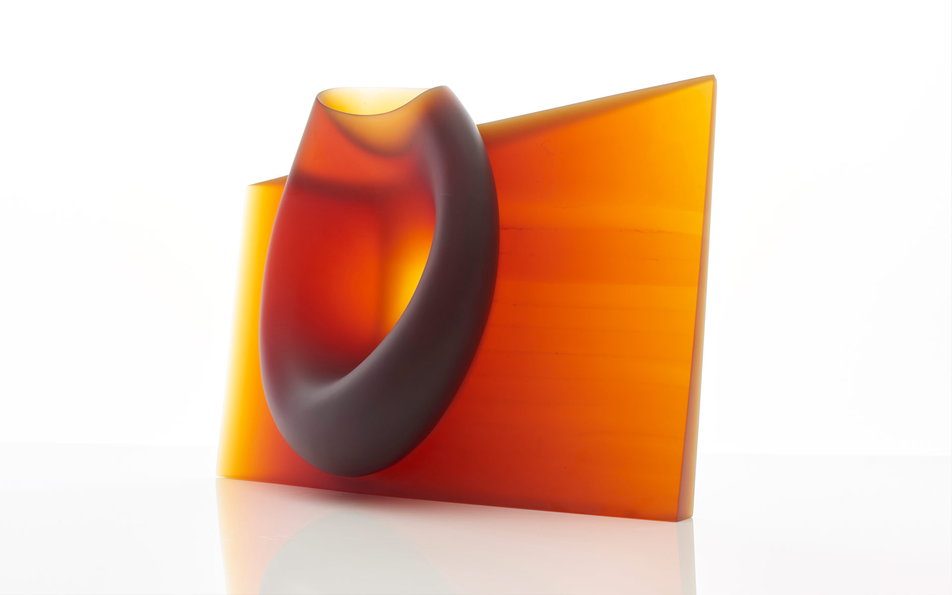 Amber Red Vessel Form : Awarded 'Crossover Award' at Emerge 2016