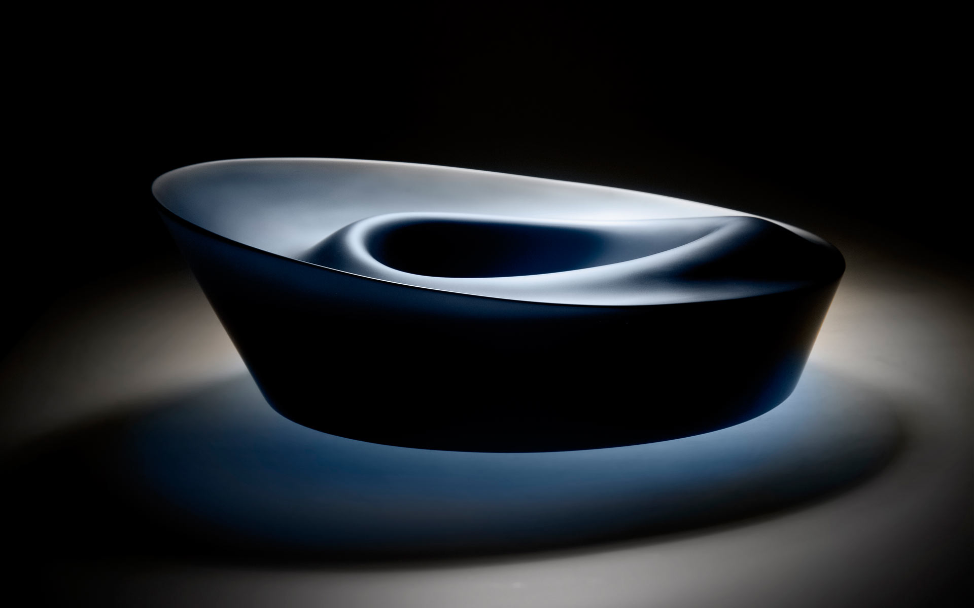 Ripple Series - Blue Bowl Form