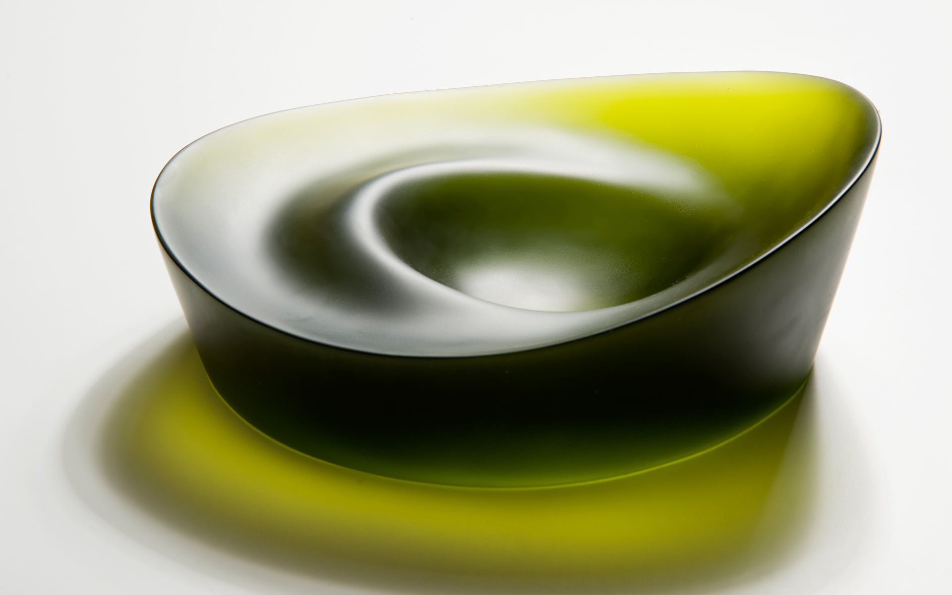 Olive Green Bowl Form
